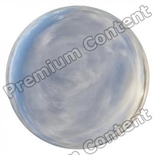 HDRi Skydome of Blue Clouded Sky 16K